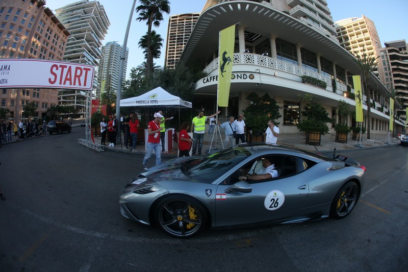 Ferrari Panorama Lebanon 2016 Ride